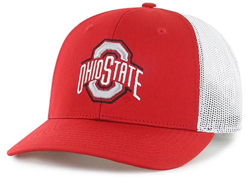 Gorra trucker clásica Ohio State ajustable con logo bordado miniatura 1