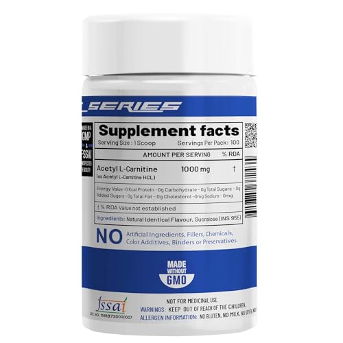 Image of NutriJa Acetyl L-Carnitine (Alcar) | Weight management & quick recovery - (100 grams)