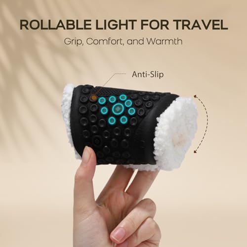 Image of Tanamo House Slippers for Women Men Indoor Barefoot Slippers Socks Slip on House Shoes Cozy Comfy Slippers for Home Bedroom Travel Yoga