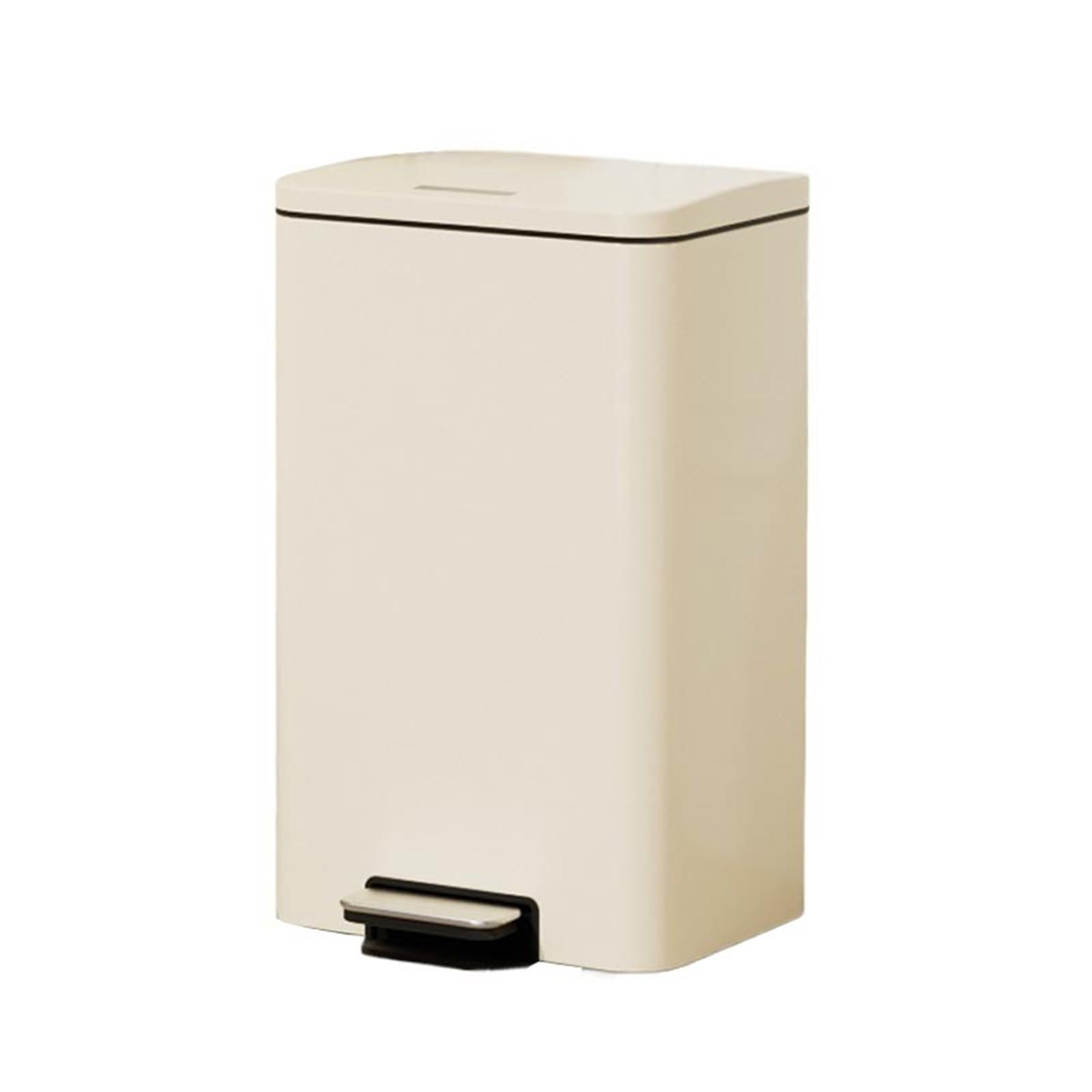 Cubo de basura rectangular 20 litros con pedal para cocina y contenedor doméstico 7