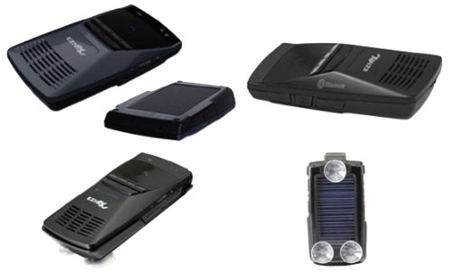 Eznex Solar-Powered In-Car Bluetooth Speakerphone FM Transmitter