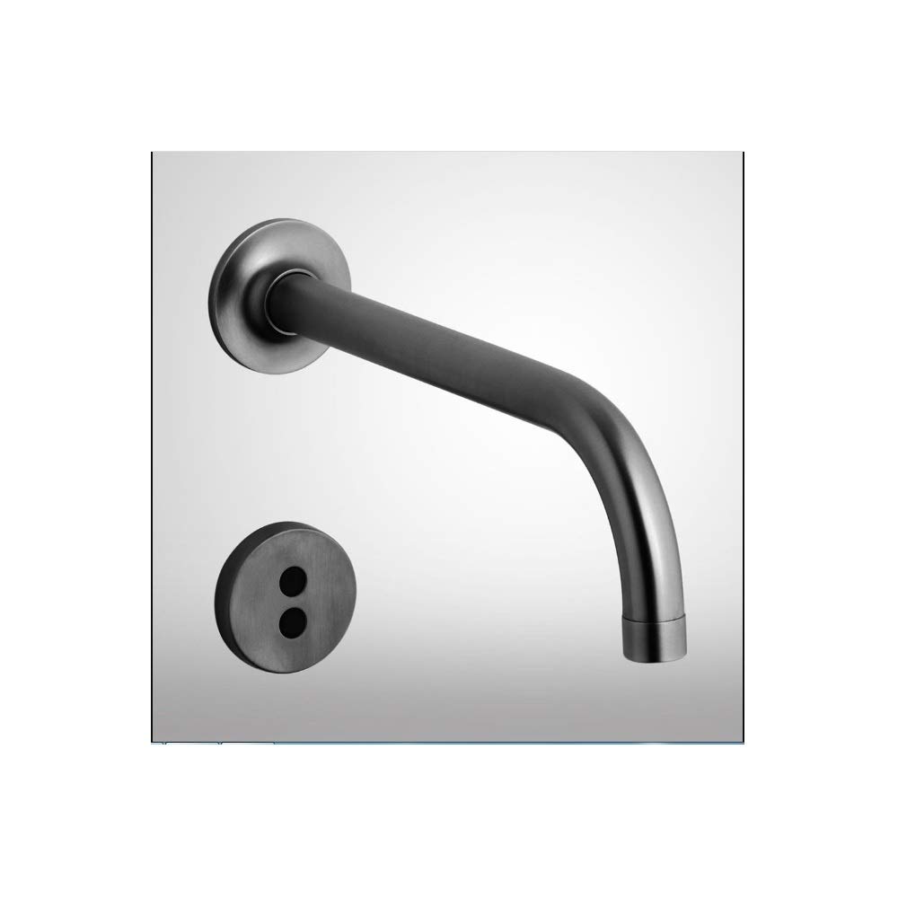 Fontana Dark Oil Rubbed Bronze Wall Mount Commercial Automatic Sensor Faucet with Insight Infrared Technology