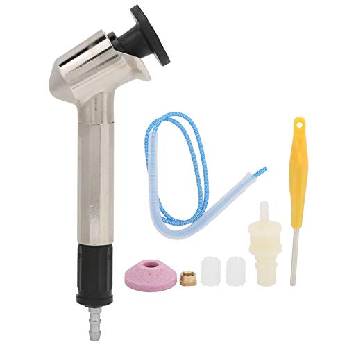 Mini máquina pulidora neumática profesional velocidad ajustable codo recorte pluma herramienta para metal madera caucho entusiastas del bricolaje acero de aleación 115 mm 23500 rpm