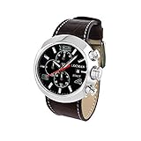 Locman Locman Italy Orologio da uomo cronografo Change marrone acciaio inossidabile Ref. 0420, Da uomo, cinghia