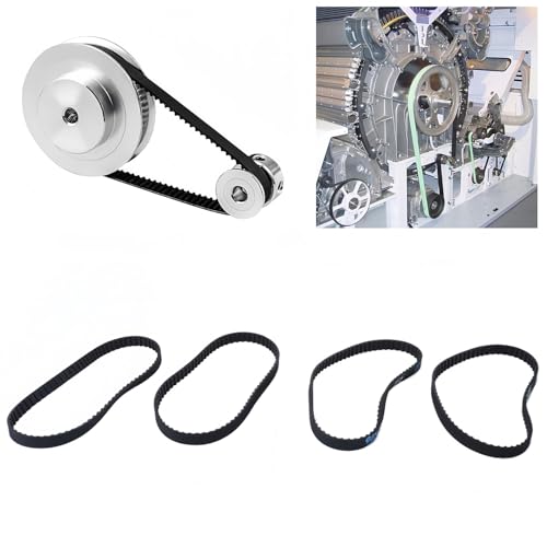 Hoite 4 PCS 150XL037 Zahnriemen Ersatz Gummi Antriebsriemen 75 Zähne Zubehör