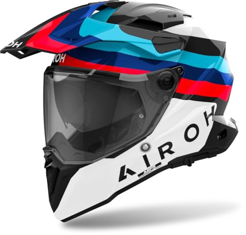 CASCO AIROH INTEGRALE COMMANDER 2 DOOM BLACK GLOSS M