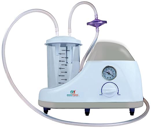 AmbiTech Portable phlegm Suction Unit 1000 ml Jar, Oil-free Lubrication Pump for Hospital, Clinic, Dentist, Home machine, Electrical Cleaning Disinfectant 24 Month warranty (Made In India) (B0BP76P3SD) Amazon Price History, Amazon Price Tracker