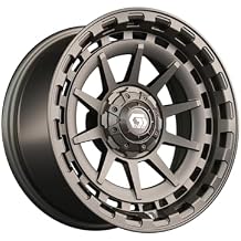 GTW Barricade 15 Inch Aluminum Golf Cart Wheel 15x7 | 4-4 Bolt | 34 Offset Satin Bronze