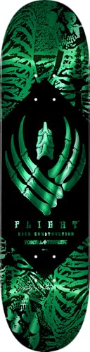 Powell Peralta Skeleton Flight Skateboard Deck, Teal Foil, 8.13