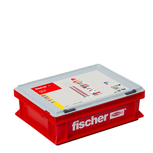 fischer 558724 handwerkerkoffer FIS VL 300 T-voor standaardtoepassingen in vol-/gatsteenmetselwerk en gescheurd beton-10 x montagekortel 20 x statischmixer-300 ml, grijs - Afbeelding 3