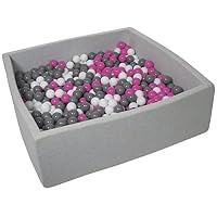 Lote De 50 Pelotas De Plástico De Colores Para Piscina Y Juegos Infantiles – Bolas De 5.5 Cm, Suaves Y Seguras, Libre De Tóxicos, Ideales Para Castillos Hinchables, Piscinas De Bolas O Mascotas