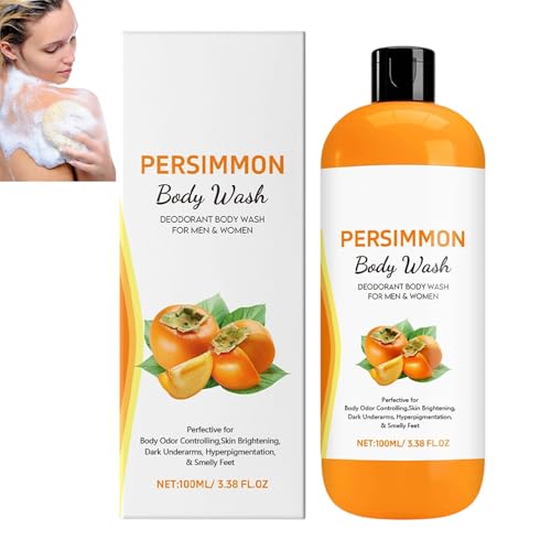 Persimmon-Duschgel gegen den Geruch älterer Menschen,natürliches Deodorant zur Entfernung starker Gerüche,reinigt gründlich und spendet Feuchtigkeit mit Persimmon-Grüntee-Extrakt, frischer Duft (1pcs) Persimmon-Duschgel gegen den Geruch älterer Menschen,natürliches Deodorant zur Entfernung starker Gerüche,reinigt gründlich und spendet Feuchtigkeit mit Persimmon-Grüntee-Extrakt, frischer Duft (1pcs)