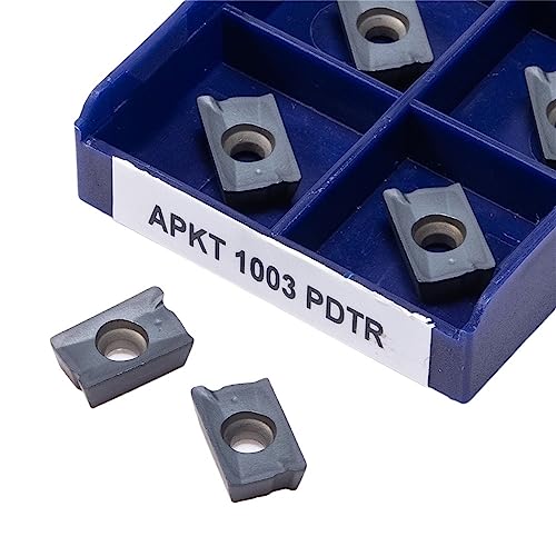 Metal indexable Turning Blade 10pcs APKT1003 PDTR LT30 Milling Turning Tools Carbide Lathe Tool Cutting Tool CNC Milling