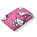Northwest Hello Kitty Silk Touch Throw Blanket, Soft, Cozy, 50 x 70 Inches, I Love Pink Design