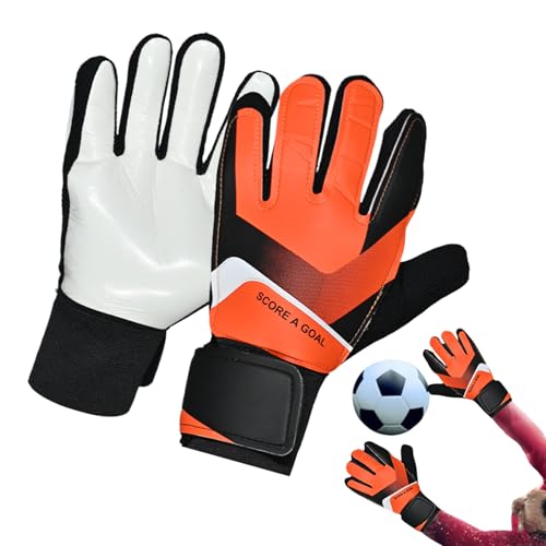 Guantes de portero antideslizantes | Guantes de portero de fútbol para niños | Equipos deportivos para portero, manoplas de fútbol de agarre fuerte para niños, niños, mujeres, hombres, partidos de