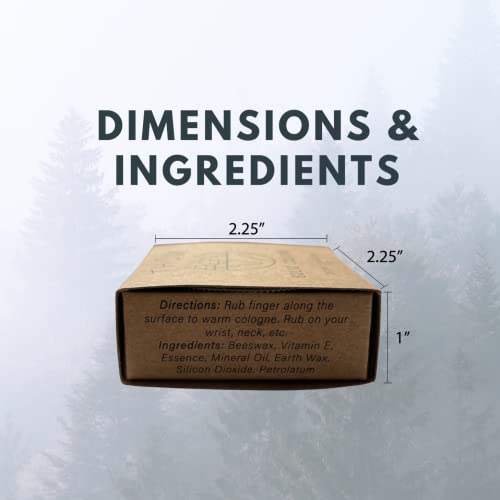 Thom Travel Size Cologne For Men - Natural Ingredients Solid Cologne Men - Smell Fresh Everywhere You Go - Alcohol Free Solid Perfume - Easy Application Mens Cologne (Sanjusan) #TOP4