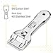 Bates- Metal Razor Blade Scraper Tool, 2 Pack, Carbon Steel Blades, Stainless Steel Body, Heavy-Duty Cleaning Razor Scraper Tool