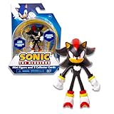 Sonic the Hedgehog Action Figure Shadow - Shadow 3 Inch Mini Figure Plus Collector Cards | Sonic Figurines Action Figures