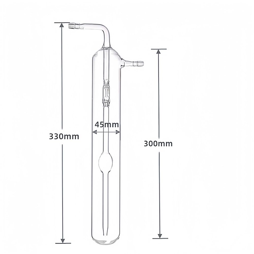 Zestaw przyrządów laboratoryjnych wysokowydajny Bubbler i prosta pułapka na zimno do laboratorium (45 mm 300 mm)