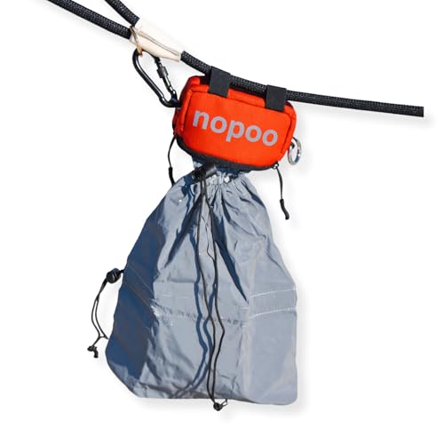 Image of Dog Poop Bag Holder for Leashes - Odor-Control Pet Waste Bag Dispenser - Waterproof Bag Holder with Locking Clip - Fits Any Leash - Essential for Walks & Hikes