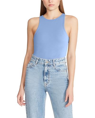 Image of Steve Madden Apparel NICO Bodysuit, Ashley Blue, Medium