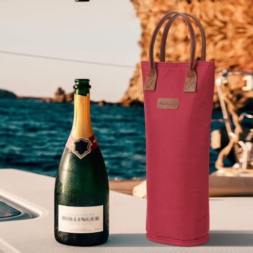 ZORMY Insulated Wine Carrier for 1 Bottle with Handle