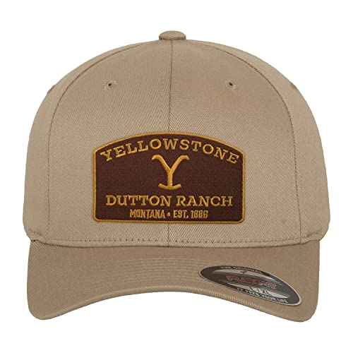 Yellowstone 正式にライセンスされている Yellowstone Flexfit Cap (ベージュ), Large/X-Large