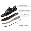 Kricely Men's Low Top Hiking Shoes Waterproof Sued... #2