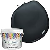 Microblend Interior Paint and Primer - Almost Black/Wolf Creek, Satin Sheen, Sample, Microblend Cape...