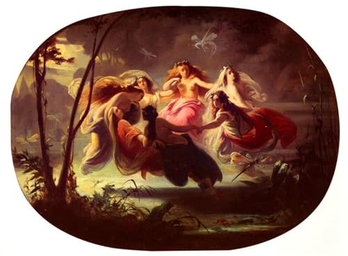 Tableaux sur toile la danse des fées décoration bureau