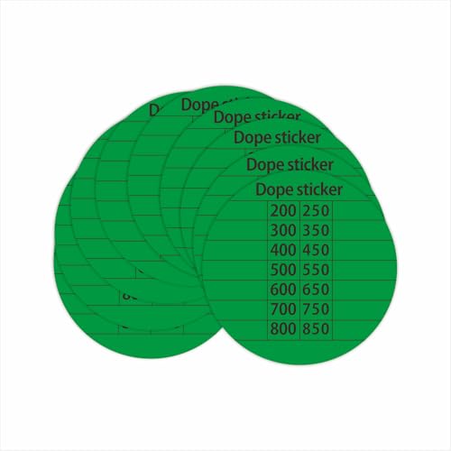 Calcomanías para tapa de mira de 1.5" en acabado mate para torreta de rifle 100 uds
