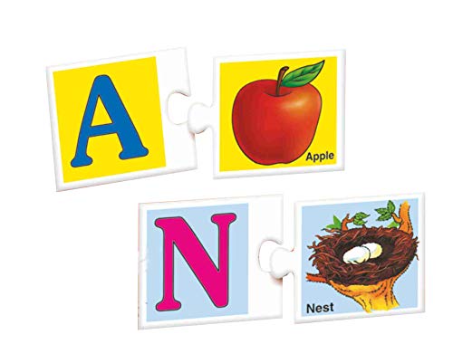 Image of Creative Educational Aids P. Ltd. - CRE0995 Let's Find Out What Puzzle (Multi-Color, 54 Pieces)|CRE0634 Alphabet Fun ABC Puzzle (Multi-Color, 52 Pieces)|Number Fun 123 Puzzle
