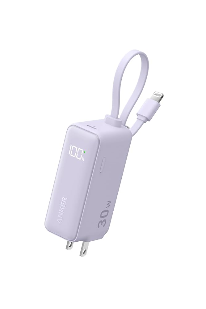 Anker Power Bank ライトニングケーブル Amazon | Anker Power Bank (30W, Fusion, Built-In