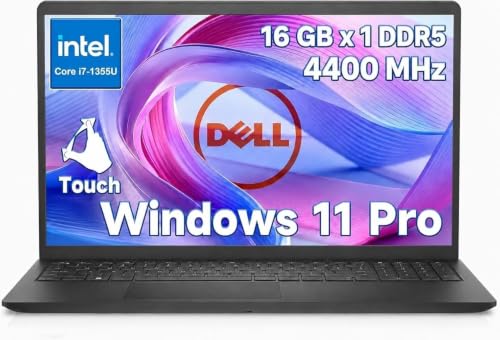 Dell 15 �^�b�`�X�N���[���m�[�g�p�\�R�� DC15250 Intel Core i7-1355U 32GB DDR5�A1TB SSD�B | 15.6�C���` FHD 220 Nits �A���`�O���A Windows 11 Pro Copilot AI �m