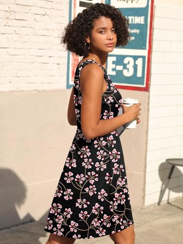 Image of CATHY 2026 Womens Casual Dress Summer Sleeveless Dresses V Neck Wrap Sexy Sundress with Pockets S-2XL