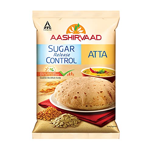 Image of Aashirvaad Sugar Release Control Atta, 1kg