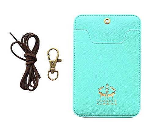 NOVAGO Portatarjeta de Viaje, Insignia de Identificación - Caja de tarjeta de transporte ( Verde )