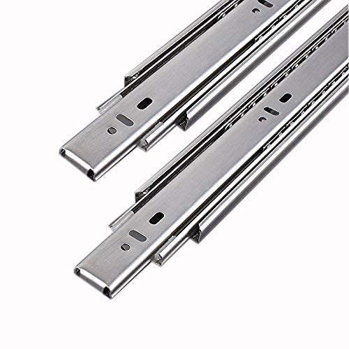 SANJARI Telescopic Channel 4 Ball Bearing Drawer Channel for Modular Kitchen, Set of 6 (10 INCH) 1