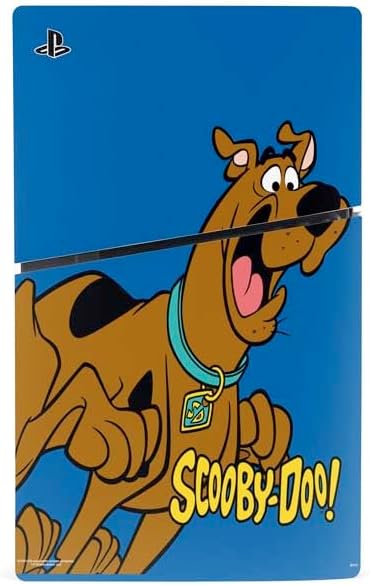 Skinit Decal Gaming Skin Compatible with PS5 Slim Disk Bundle - Officially Licensed Scooby Doo Scooby-Doo Design