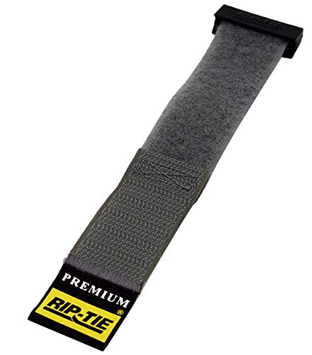 25.4mm X 241.3mm リップロック ケーブルラップ (3, 灰)