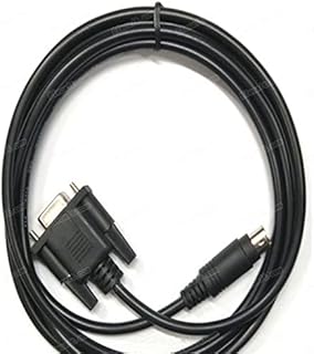 Davitu Wires & Cables - VT3-Q for KEYENCE VT3 HMI to Q series PLC communication cable to connect VT3 HMI and Melsec Q series PLC - (Color: black)