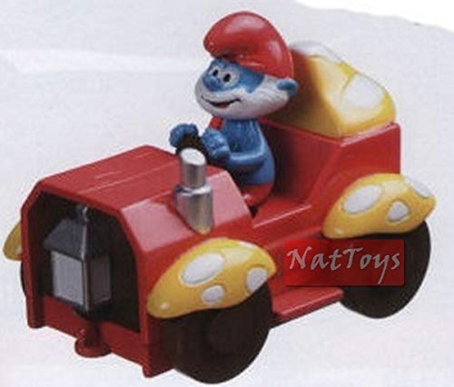  Brumm modellino in Scala Compatibile con Puffi Grande Puffo Auto Smurfs Figure 3D cm.9