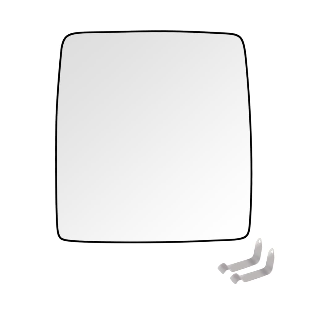 SENZEAL Cristal de Retrovisor Calefactable Lado del Pasajero para Opel Combo C 2001-2011 (Derecha)