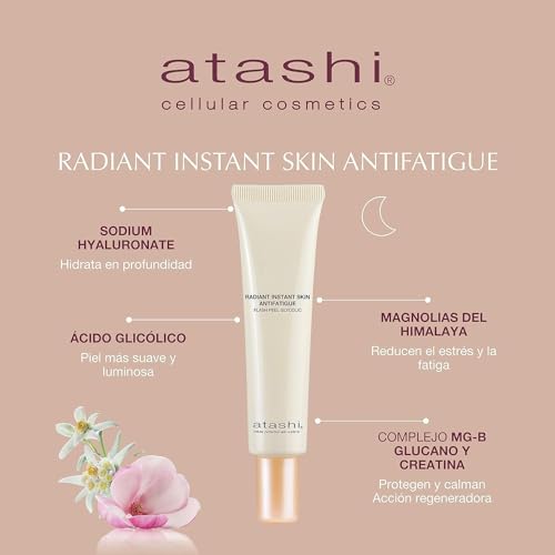 Atashi - Cofre Ritual No Make Up-Make Up - DD Cream Beige (50ml) + Contorno de Ojos Iluminador (15ml) + Exfoliante Radiant Skin (40ml) + Esponja Maquillaje. - imagen 4