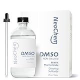 Dimethyl Sulfoxide (DMSO) 99.95% Pure Liquid |4 oz. DMSO Pharma Grade Non-diluted | Undiluted & Odorless, Contained in Premium Glass Bottle