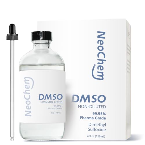 Dimethyl Sulfoxide (DMSO) 99.95% Pure Liquid |4 oz. DMSO Pharma Grade Non-diluted | Undiluted &