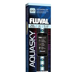 Fluval Aquasky 2.0 LED Aquarium Lighting, 12 Watts, 15-24 Inches