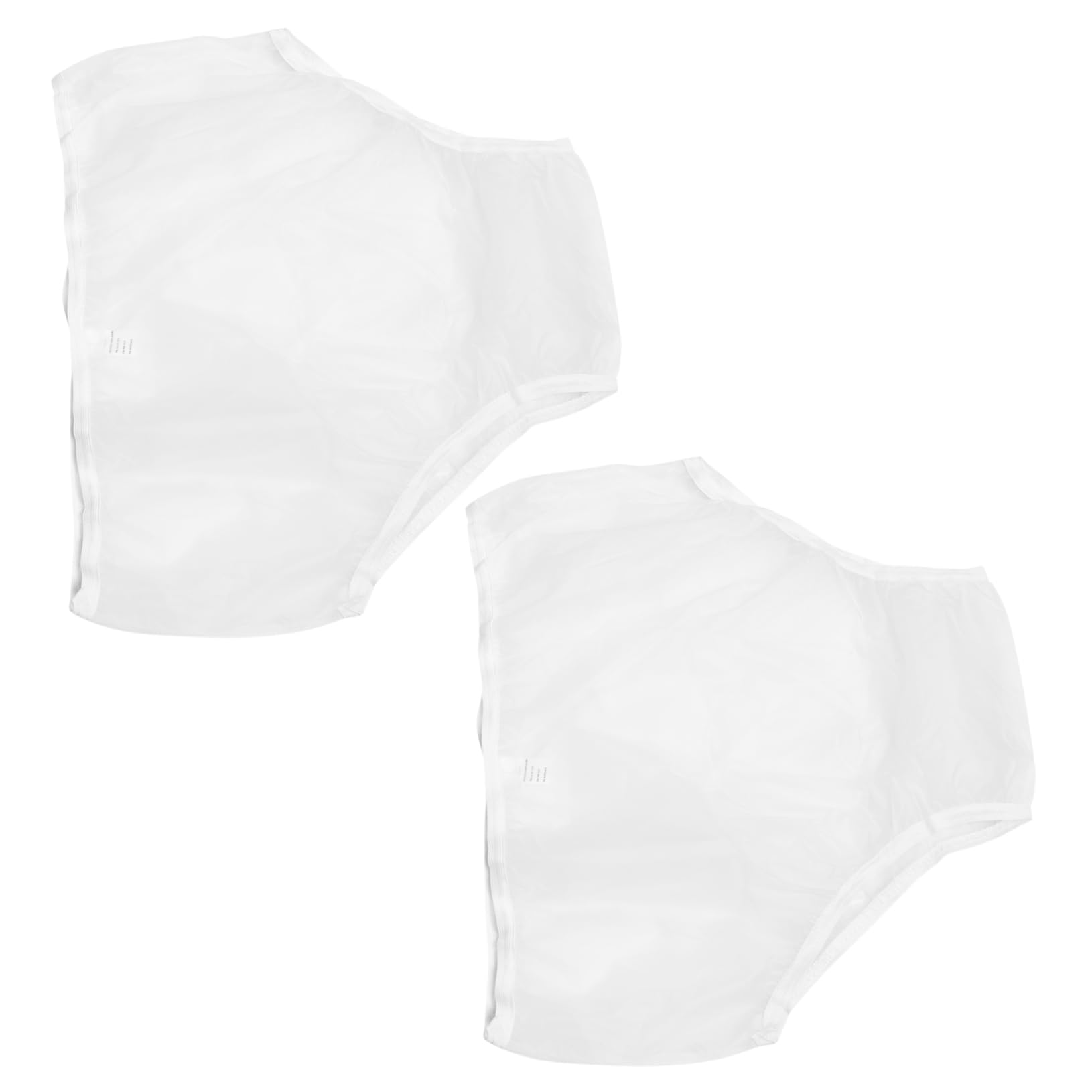 BCOATH Leakproof Adult Diaper Covers 2pcs Washable Reusable Eva Diaper Pants for Elderly Soft Comfortable Breathable