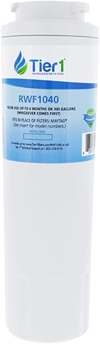 Miniatura 10 de Tier1 Filtro de agua para refrigerador UKF8001, paquete de 2  Reemplazo para filtro Whirlpool 4, EveryDrop EDR4RXD1, 4396395, Maytag UKF8001, FMM-2,