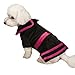 Zack & Zoey Heritage Collection Velvet Dog Coat, XX-Small, Black